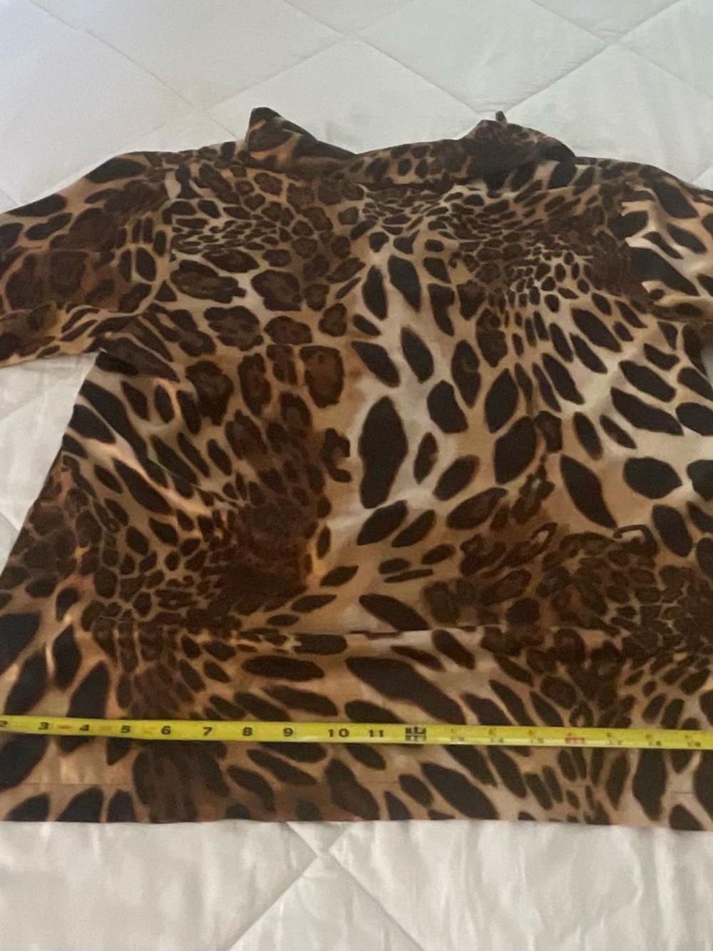 NATORI Leopard Print Satin Pajama Set - Brown & Black L - $40 - Picture 4 of 9